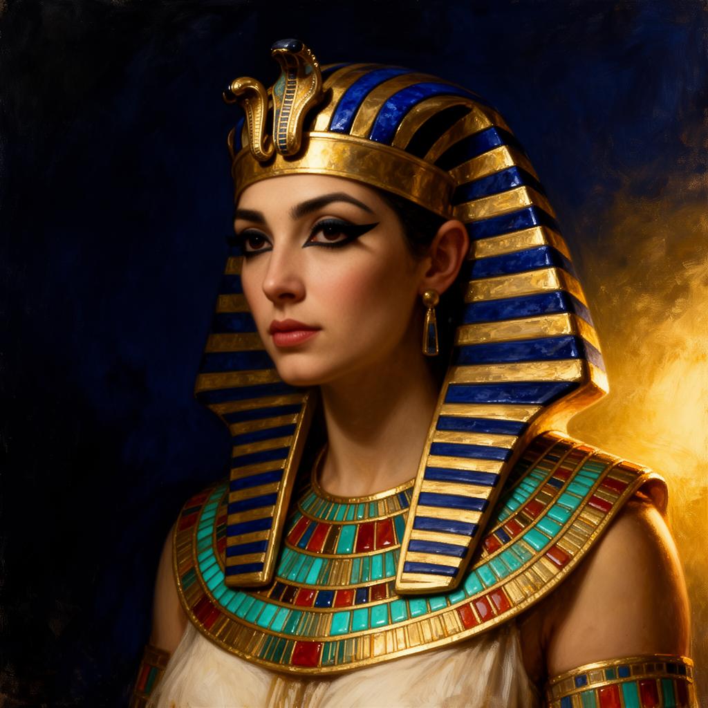 Cleopatra portrait card